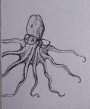 octopus wearing glasses