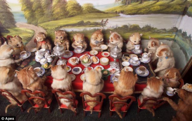 kitten tea party